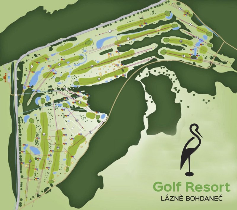 Golf Resort Lázně Bohdaneč - ubytování
