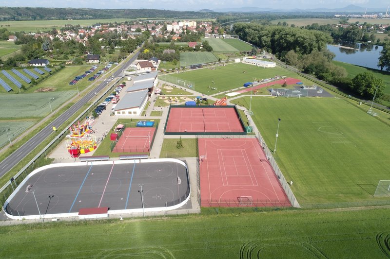 Sportovní areál Horní Počaply - ubytování